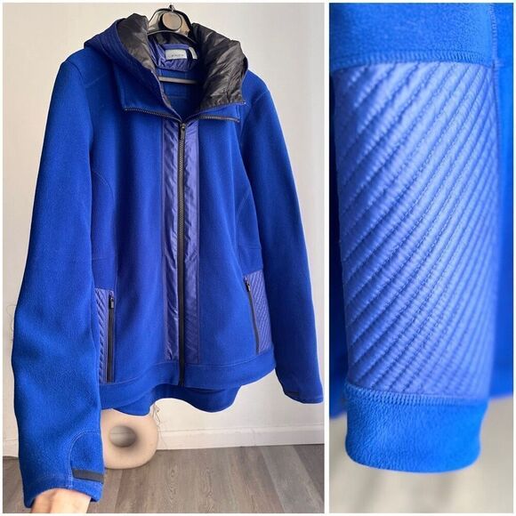 Athleta Power Peak Jacket Bodega Bay Color RRP$150 Large - Picture 3 of 4